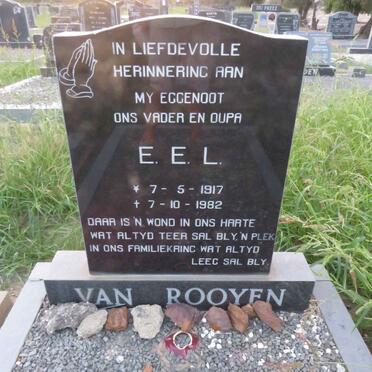 ROOYEN E.E.L., van 1917-1982