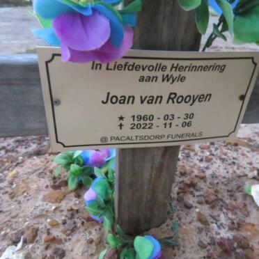 ROOYEN Joan, van 1960-2022