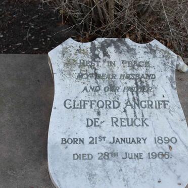 REUCK Clifford Angriff, de 1890-1965