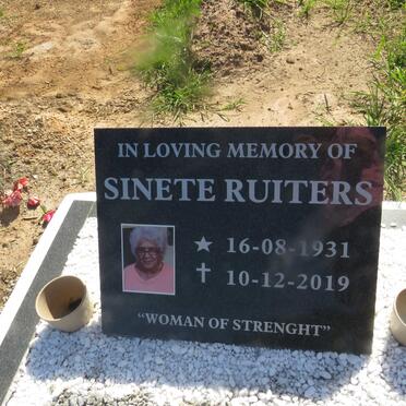 RUITERS Sinete 1931-2019