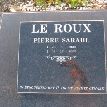 ROUX Pierre Sarahl, le 1939-2009