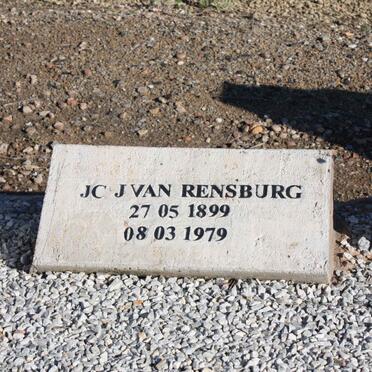 RENSBURG J.C., J van 1899-1979