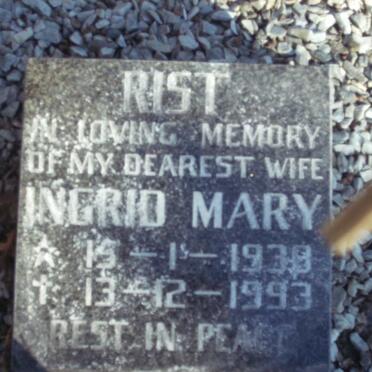 RIST Ingrid Mary 1938-1993