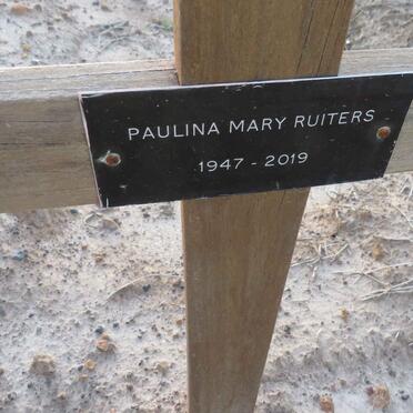 RUITERS Paulina Mary 1947-2019