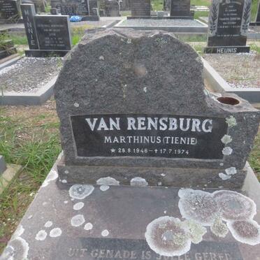 RENSBURG Marthinus, van 1946-1974