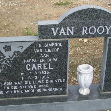 ROOYEN Carel, van 1935-1996