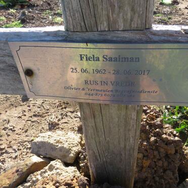 SAAIMAN Fiela 1962-2017