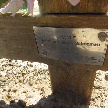 SCHOEMAN Faithlynn Hope 2018-2019