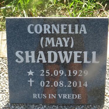 SHADWELL Cornelia 1929-2014