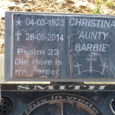 SMITH Christina 1923-2014