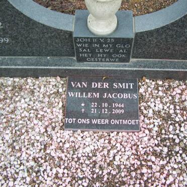SMIT Willem Jacobus, van der 1911-1986 &amp; Susan 1912-1999 :: VAN DER SMIT Willem Jacobus 1944-2009