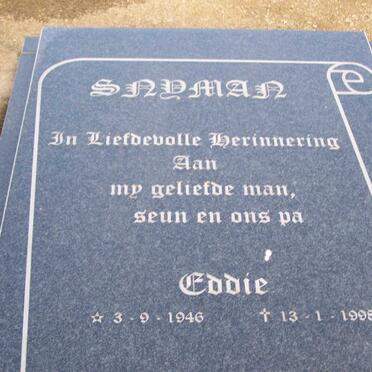 SNYMAN Eddie 1946-1998