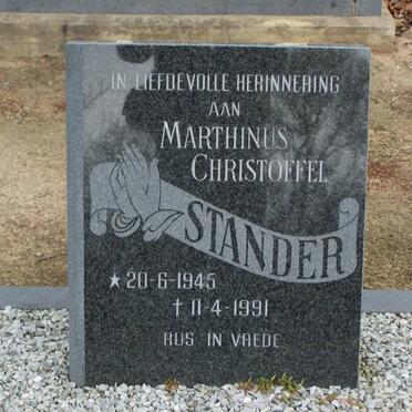 STANDER Marthinus Christoffel 1945-1991