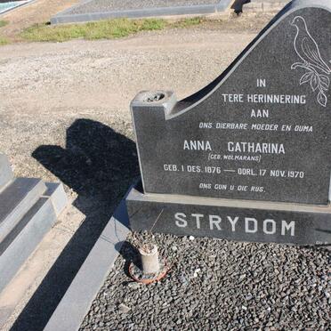 STRYDOM Anna Catharina nee WOLMARANS 1876-1970