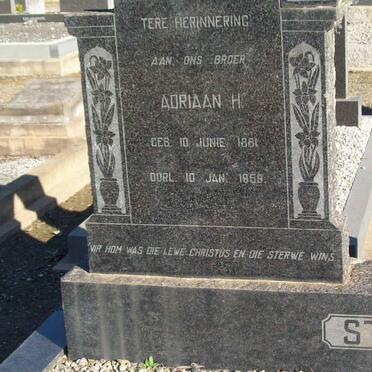 STANDER Adriaan H. 1881-1959