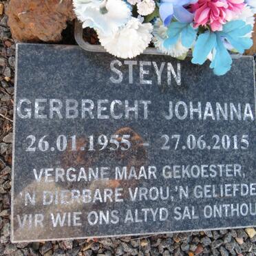 STEYN Gerbrecht Johanna 1955-2015