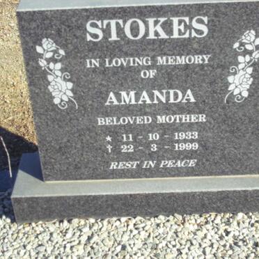 STOKES Amanda 1933-1999