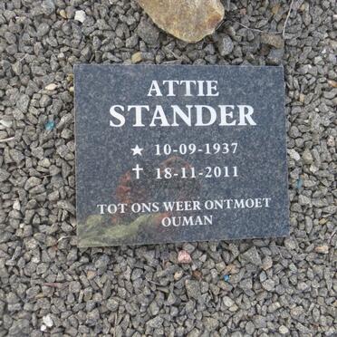 STANDER Attie 1937-2011
