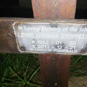 STOFFELS Lenie Lydiana 1962-2013