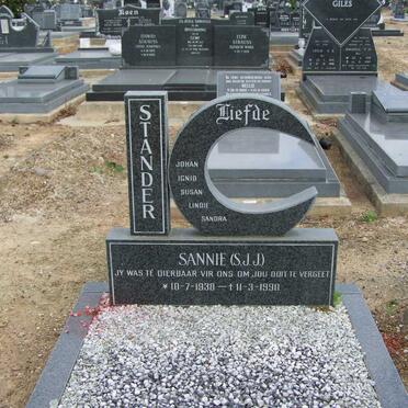 STANDER Sannie 1938-1990