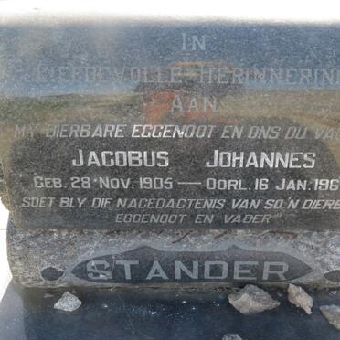 STANDER Jacobus Johannes 1905-1964
