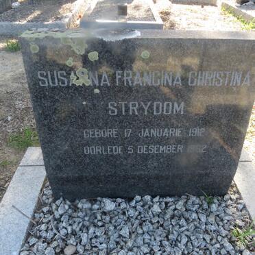 STRYDOM Susanna Francina Christina 1912-1962