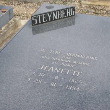 STEYNBERG Jeanette 1925-1994