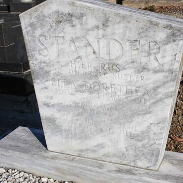 STANDER Ella Dorethea 1912-1985