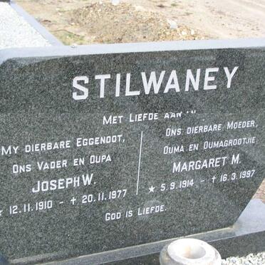 STILWANEY Joseph W. 1910-1977 &amp; Margaret M. 1914-1997