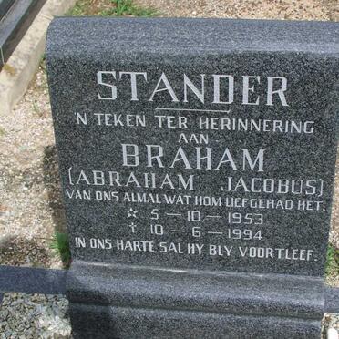 STANDER Abraham Jacobus 1953-1994