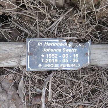 SWARTS Johanna 1952-2019