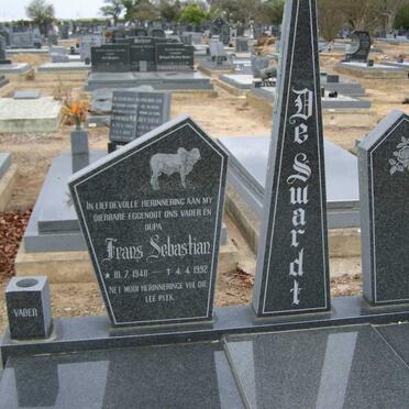 SWARDT Frans Sebastian, de 1940-1992