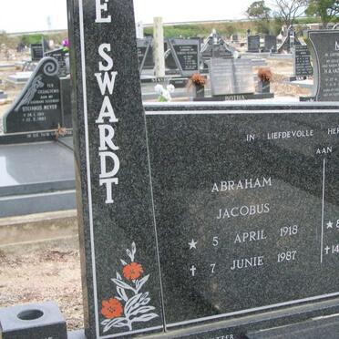 SWARDT Abraham Jacobus, de 1918-1987 &amp; Magdalena Catharina 1921-1996