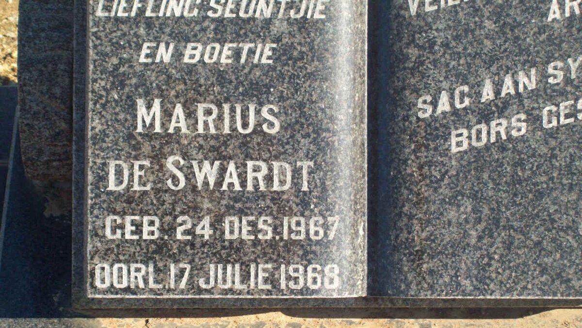 SWARDT Marius, de 1967-1968