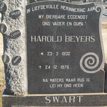SWART Harold Beyers 1932-1976