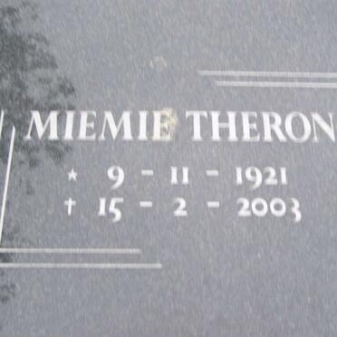 THERON Miemie 1921-2003