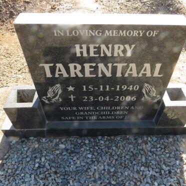 TARENTAAL Henry 1940-2006
