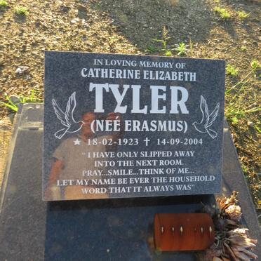 TYLER Catherine Elizabeth nee Erasmus 1923-2004
