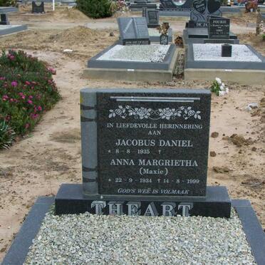 THEART Jacobus Daniel 1935- &amp; Anna Margrietha 1934-1999