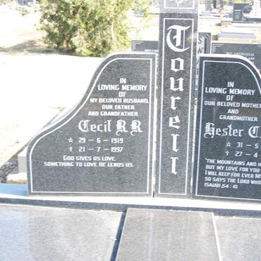 TOURELL Cecil R.R 1919-1997 &amp; Hester C.C 1937-1999