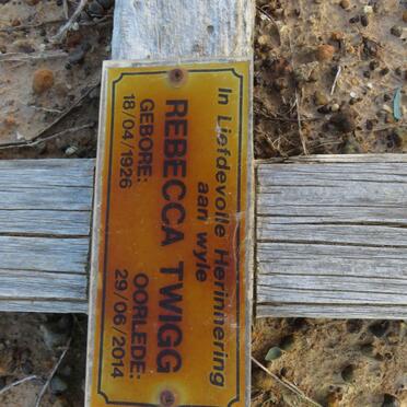 TWIGG Rebecca 1926-2014