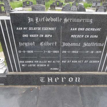 THERON Reynot Gilbert 1900-1968 &amp; Johanna Stoffelina 1902-1971