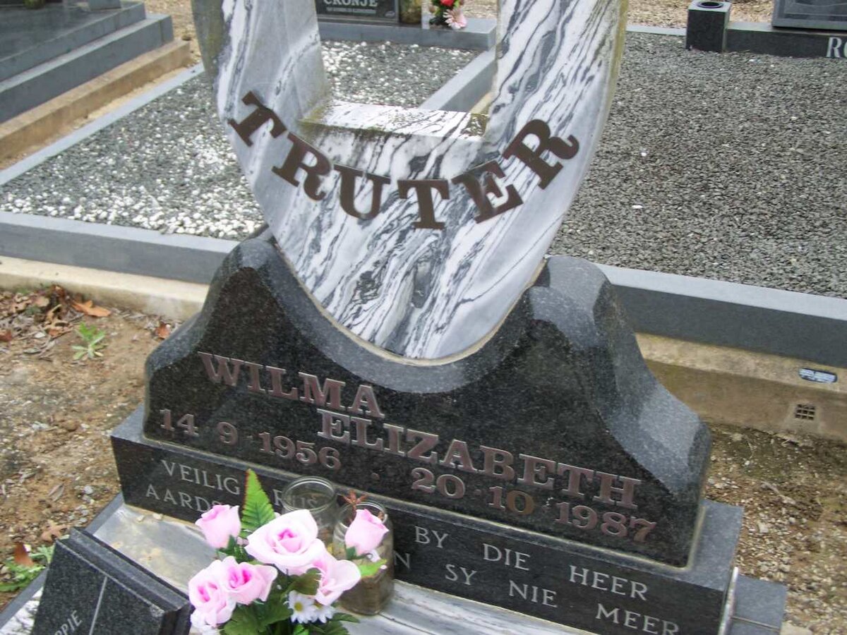 TRUTER Wilma Elizabeth 1956-1987