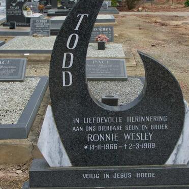 TODD  Ronnie Wesley 1966-1989