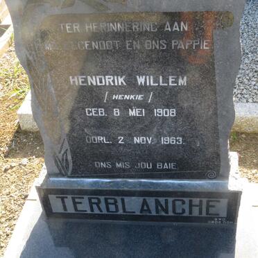 TERBLANCHE Hendrik Willem 1908-1963
