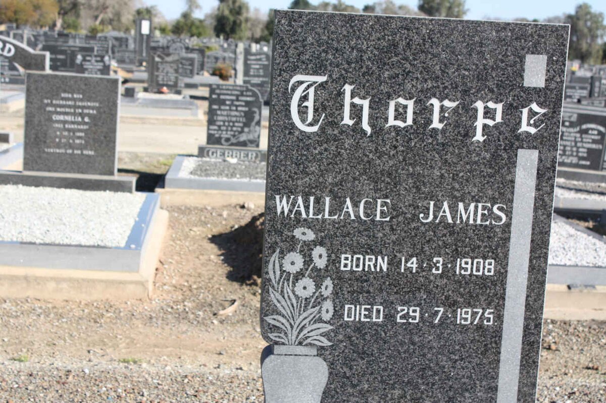 THORPE Wallace James 1908-1975