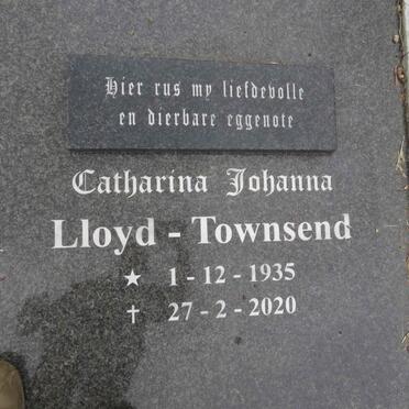 TOWNSEND Catharina Johanna, LLOYD- 1935-2020