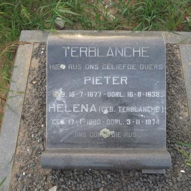 TERBLANCHE Pieter 1877-1938 & Helena TERBLANCHE 1880-1974