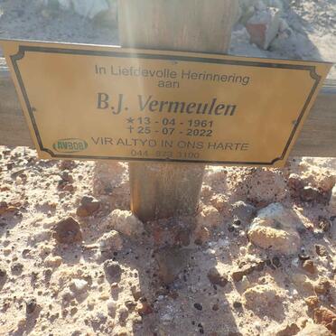 VERMEULEN B.J. 1961-2022