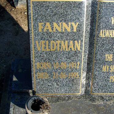 VELDTMAN  Fanny 1912-1995